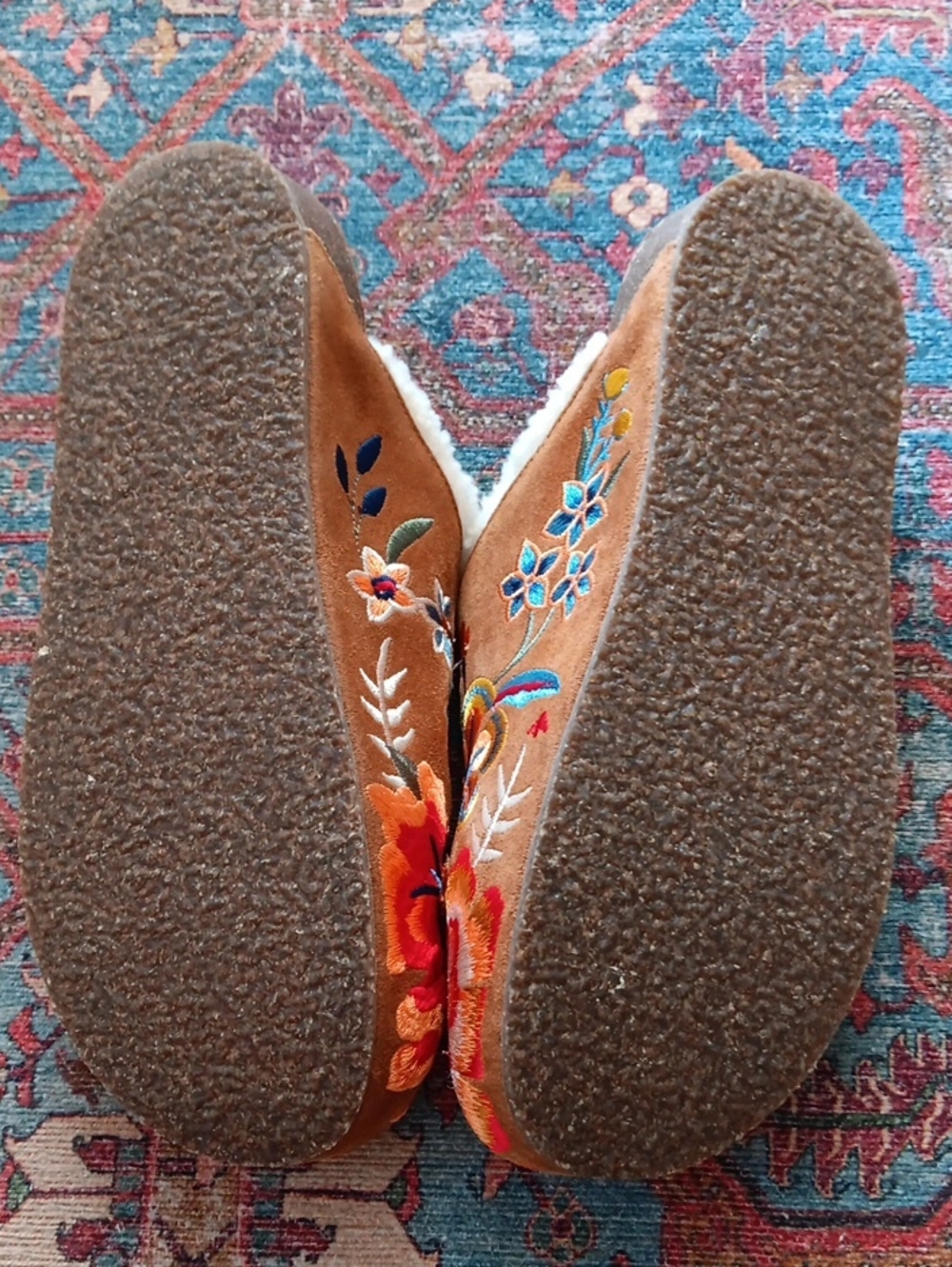 Johnny Was Taline Sherpa Mule Clog - Picture 4 of 4